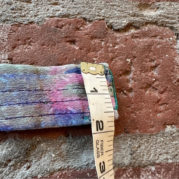 Vintage hot pink, purple, orange and army green belt - Picture 15 of 15